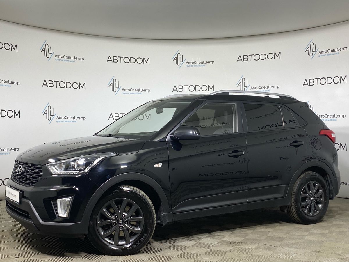 Hyundai Creta I [рестайлинг] 1.6 AT 4WD (121 л.с.) Travel + Advanced Чёрный 2020 с пробегом 145 000 км