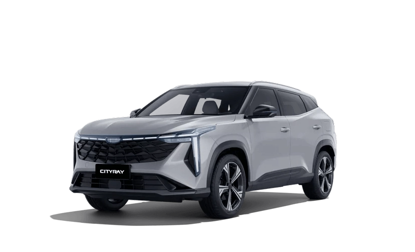 Автомобиль Geely Cityray I поколение 1.5 AMT (147 л.с.) Flagship Sport Серебристый 2025 новый