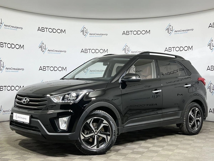Автомобиль Hyundai Creta I поколение 2.0 AT 4WD (149 л.с.) Rock edition Чёрный 2019 с пробегом 100 653 км