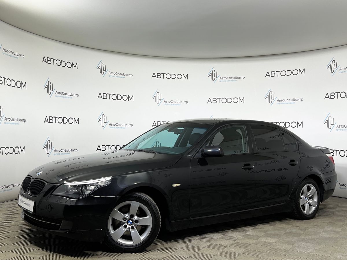 BMW 5 серии V (E60/E61) [рестайлинг] 2.0 AT (156 л.с.) 520 Чёрный 2009 с пробегом 233 200 км