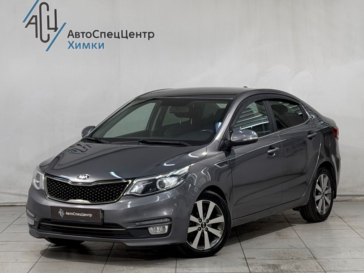 Kia Rio III [рестайлинг] 1.6 AT (123 л.с.) Premium Серый 2017 с пробегом 147 000 км