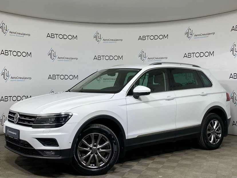 Volkswagen Tiguan II поколение 2.0 AMT 4WD (180 л.с.) City Белый 2018 с пробегом 27 500 км