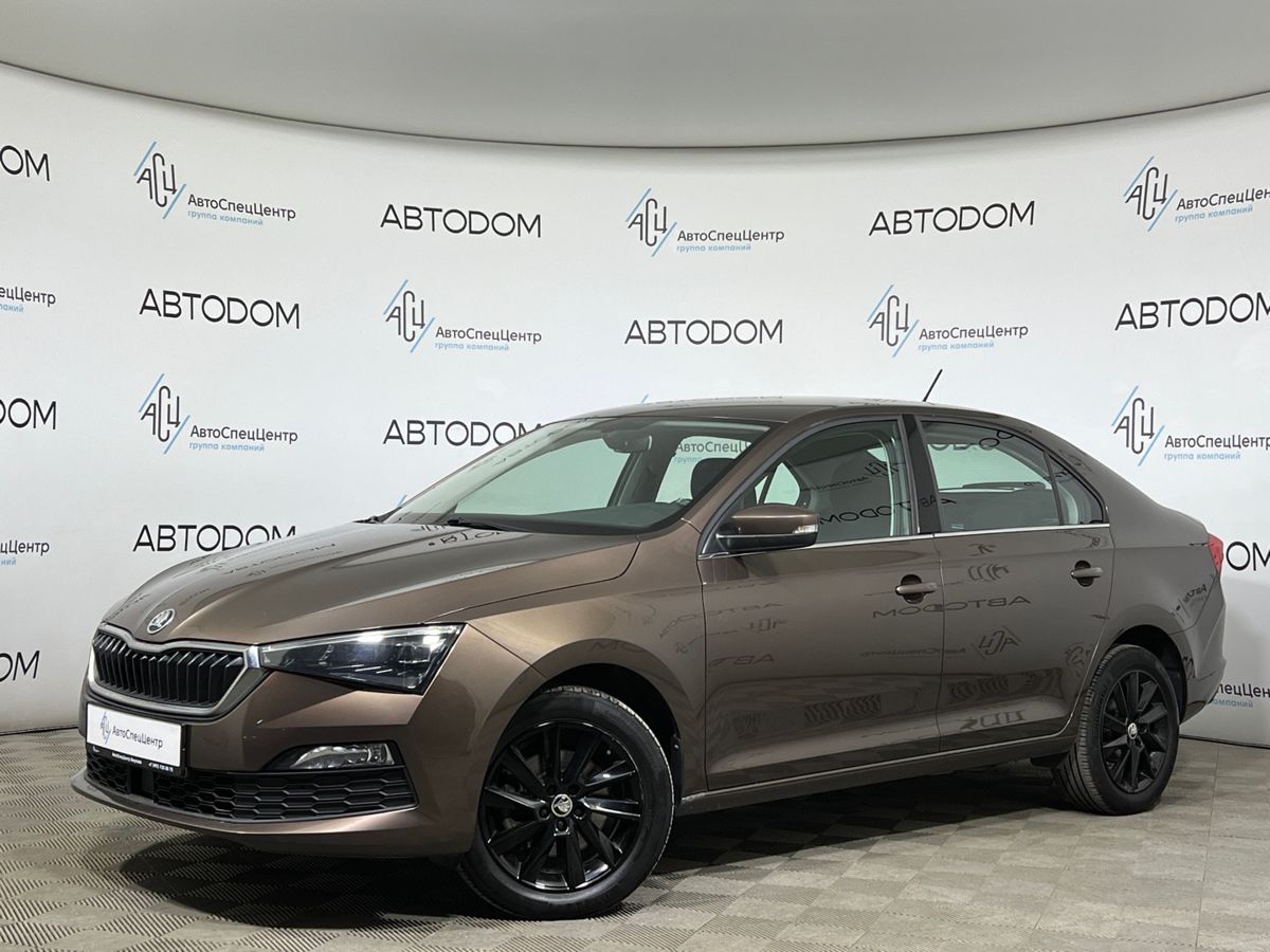 Skoda Rapid II поколение 1.6 AT (110 л.с.) Style Коричневый 2020 с пробегом 58 000 км