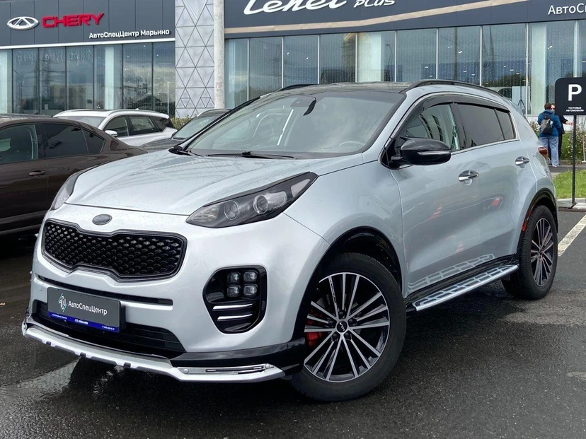 Kia Sportage IV поколение 2.0 AT (150 л.с.) Luxe Серебристый 2016 с пробегом 192 000 км