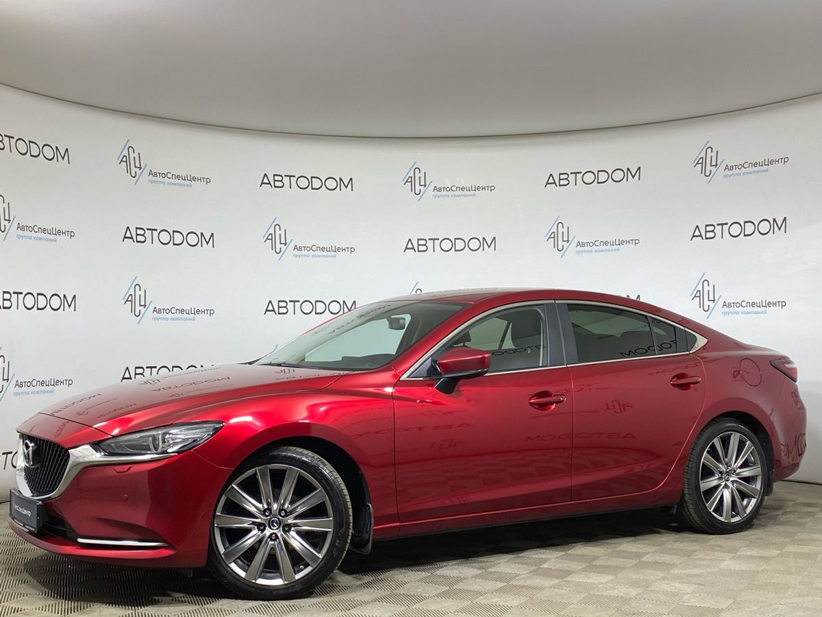 Mazda 6 III (GJ) [2-й рестайлинг] 2.5 AT (194 л.с.) Supreme Красный 2021 с пробегом 76 129 км