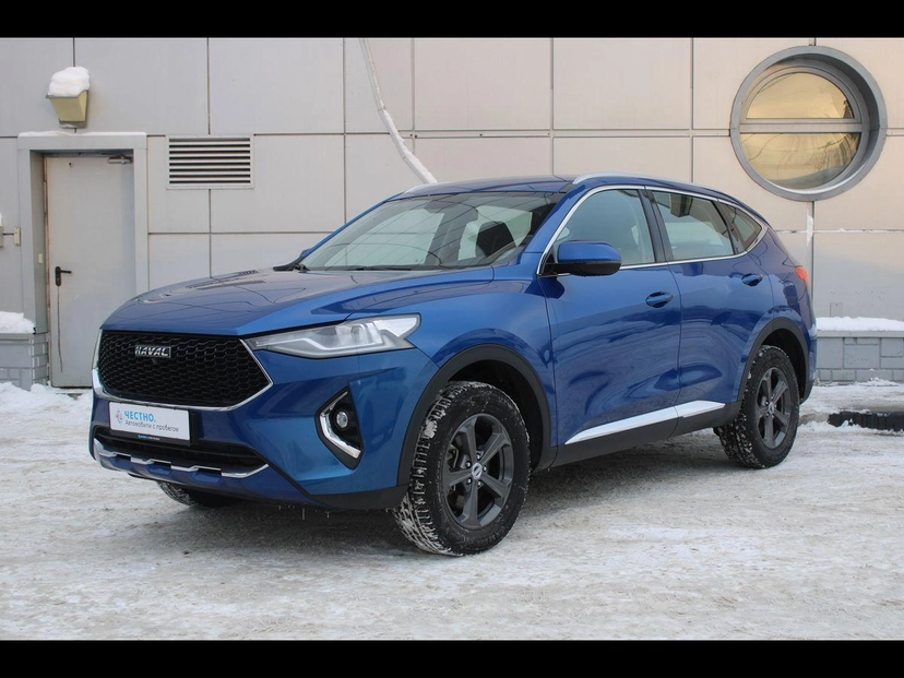 Автомобиль Haval F7 I поколение 2.0 AMT 4WD (190 л.с.) Premium Синий 2019 с пробегом 100 800 км