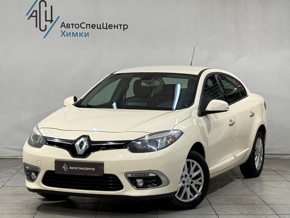 Renault Fluence I [рестайлинг] 1.6 CVT (114 л.с.) Expression Белый 2013 с пробегом 102 000 км