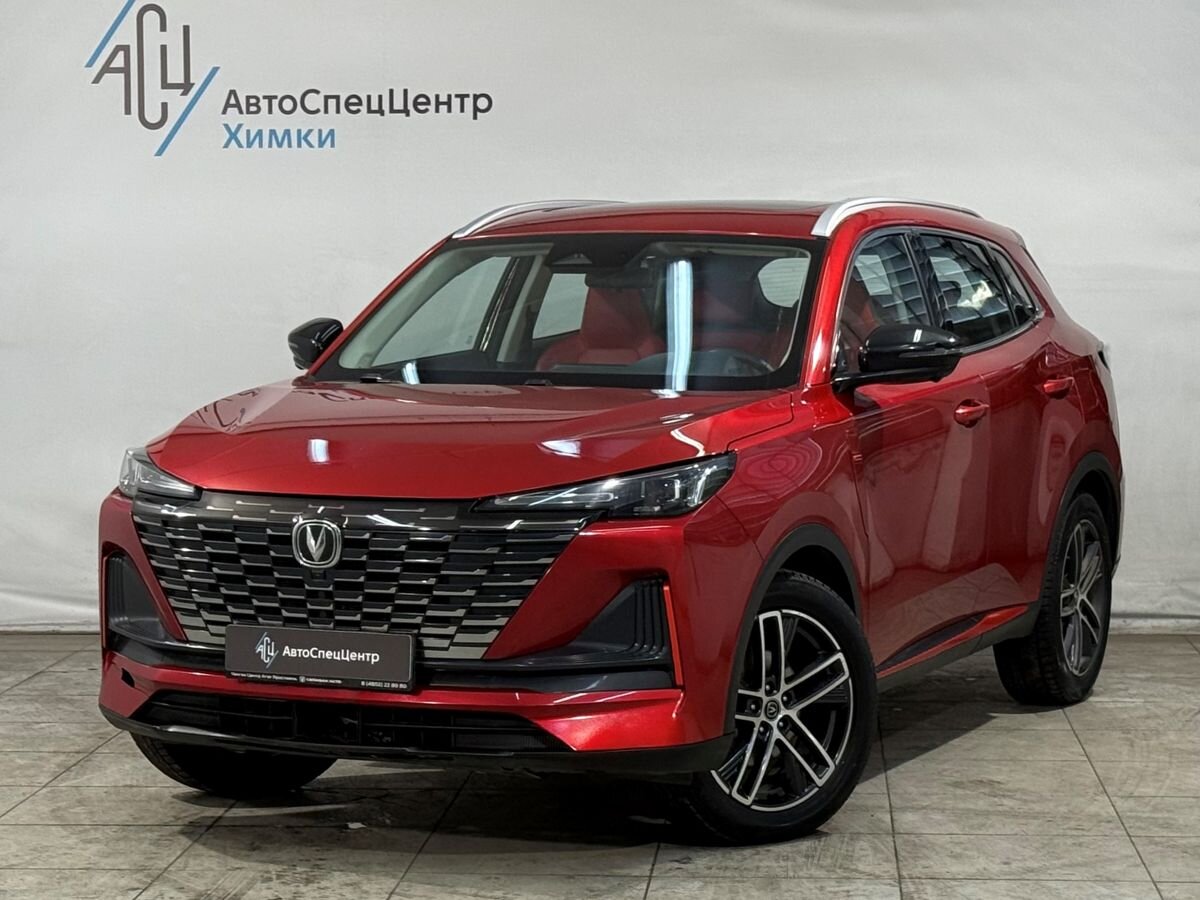 Автомобиль Changan CS55PLUS I [рестайлинг] 1.5 AMT (181 л.с.) Tech Красный 2023 с пробегом 48 000 км