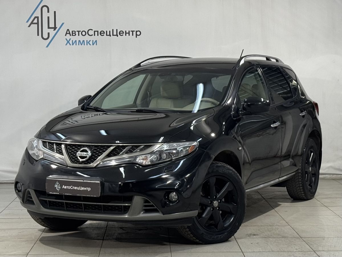 Автомобиль Nissan Murano II (Z51) [рестайлинг] 3.5 CVT 4WD (249 л.с.) Base Чёрный 2011 с пробегом 110 000 км