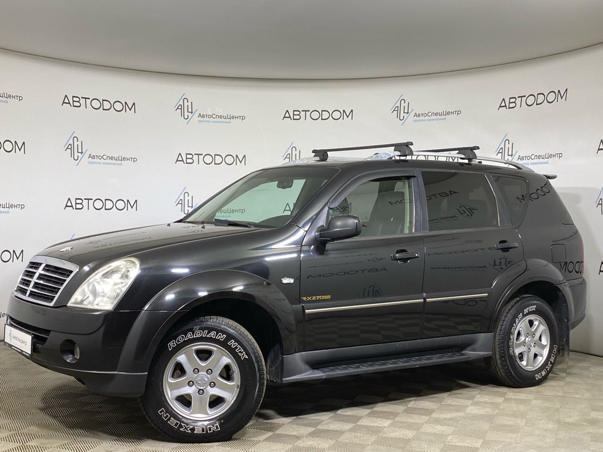 SsangYong Rexton II поколение (Y250) 2.7d AT 4WD (163 л.с.) Base Чёрный 2011 с пробегом 259 261 км