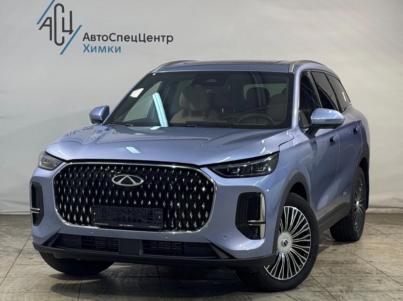 Автомобиль CHERY Tiggo 9 I поколение 2.0 AT 4WD (249 л.с.) Ultra Синий 2024 новый