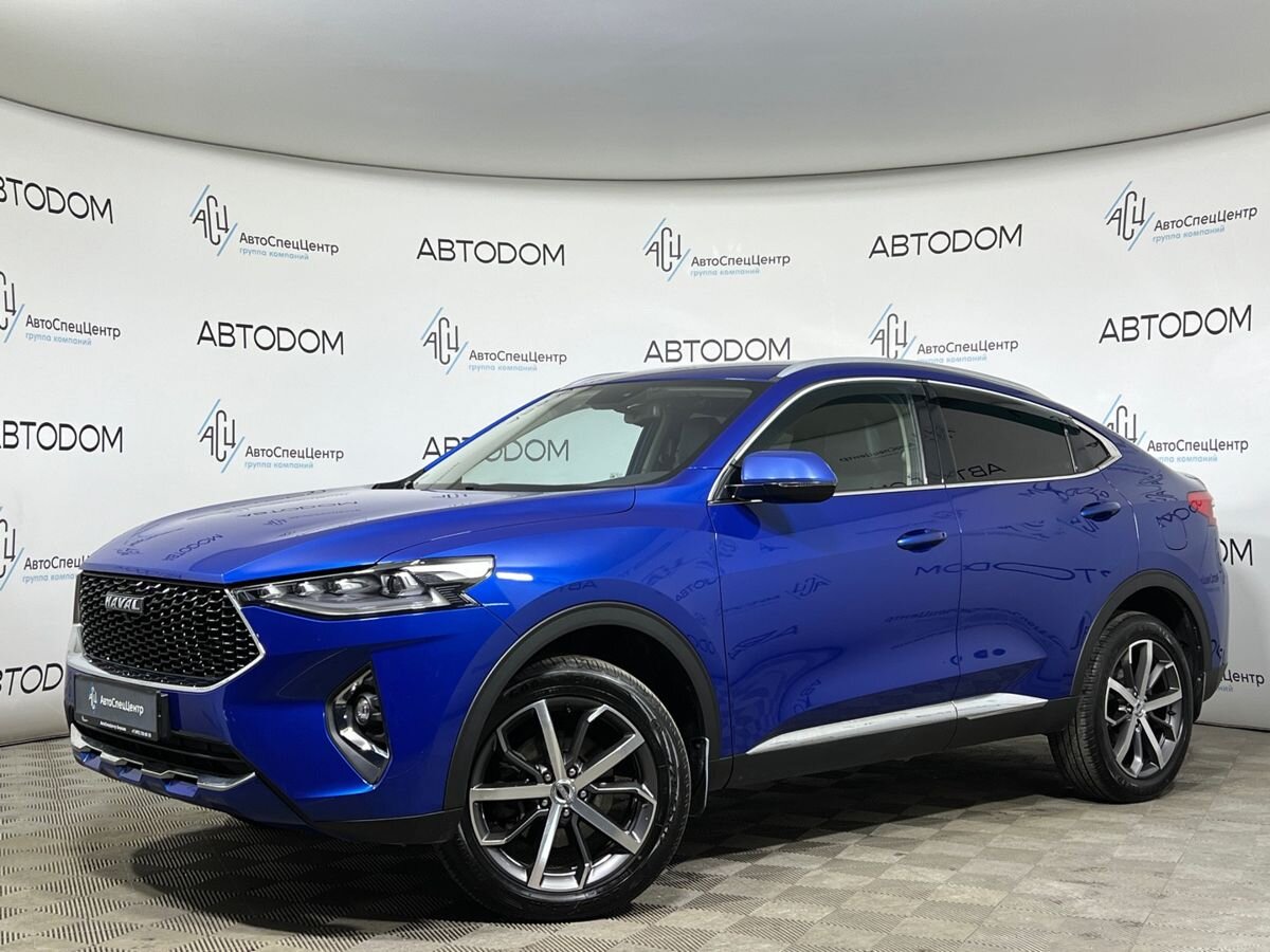 Haval F7x I поколение 1.5 AMT (150 л.с.) Elite Синий 2021 с пробегом 61 755 км