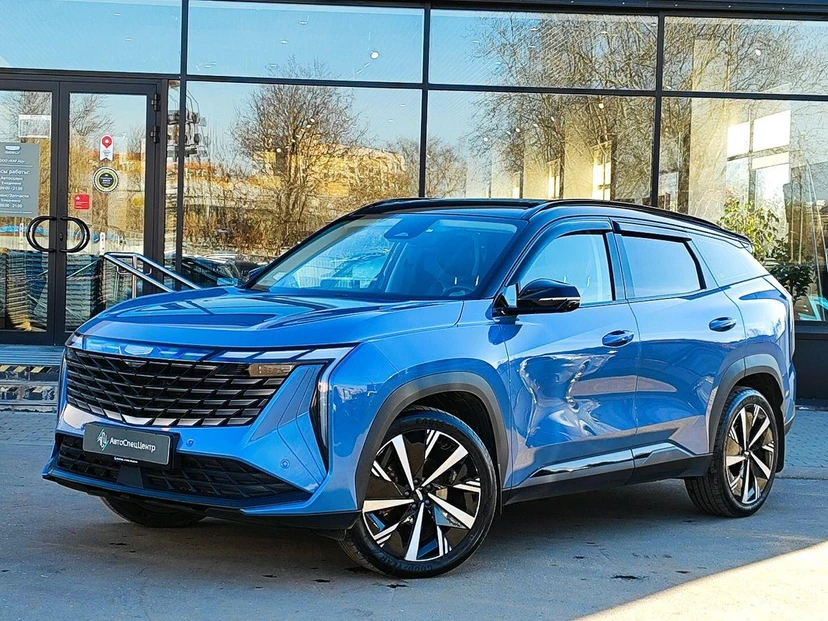 Geely Atlas II поколение 2.0 AT 4WD (200 л.с.) Флагман Синий 2024 с пробегом 51 107 км