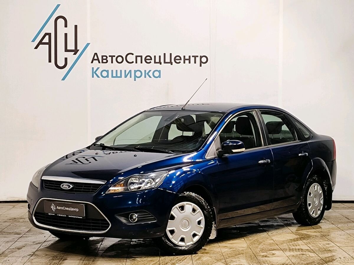 Автомобиль Ford Focus II [рестайлинг] 1.8 MT (125 л.с.) Comfort Синий 2010 с пробегом 229 709 км