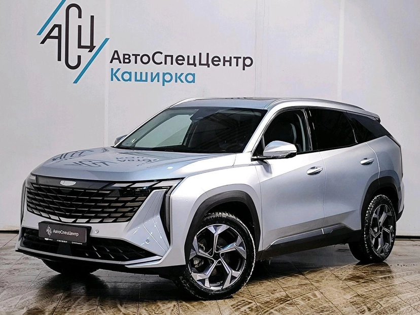 Автомобиль Geely Atlas II поколение 2.0 AT 4WD (200 л.с.) Flagship Серебристый 2024 с пробегом 28 603 км