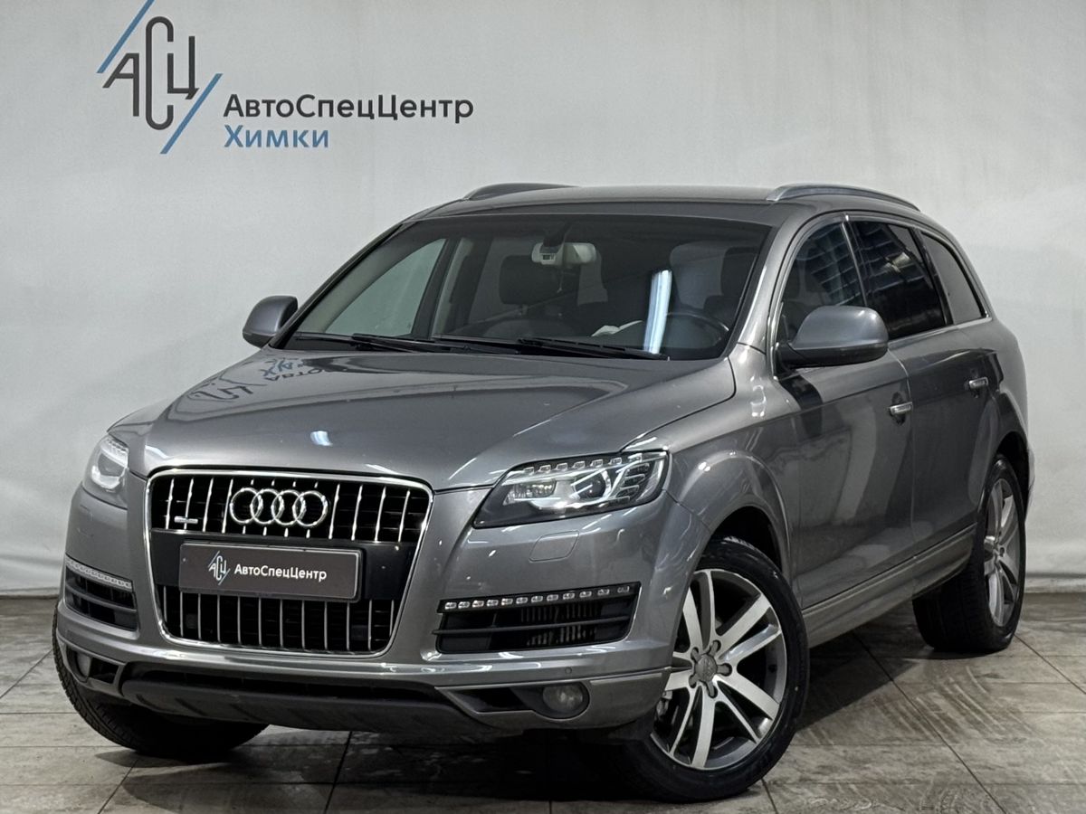 Audi Q7 I (4L) [рестайлинг] 3.0d AT 4WD (245 л.с.) Base Серебристый 2014 с пробегом 235 000 км