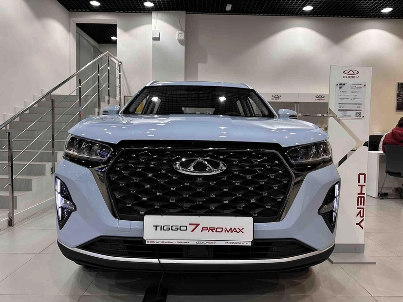 Автомобиль CHERY Tiggo 7 Pro Max I поколение 1.5 CVT (147 л.с.) Elite Голубой 2023 новый