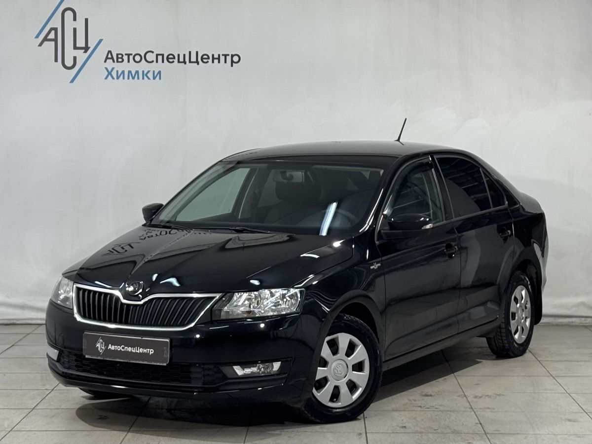 Автомобиль Skoda Rapid I [рестайлинг] 1.6 MT (90 л.с.) Active Чёрный 2019 с пробегом 146 000 км