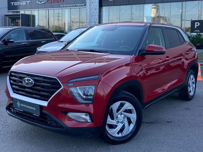 Hyundai Creta II поколение 1.6 AT (123 л.с.) Classic + Winter Красный 2022 с пробегом 76 600 км