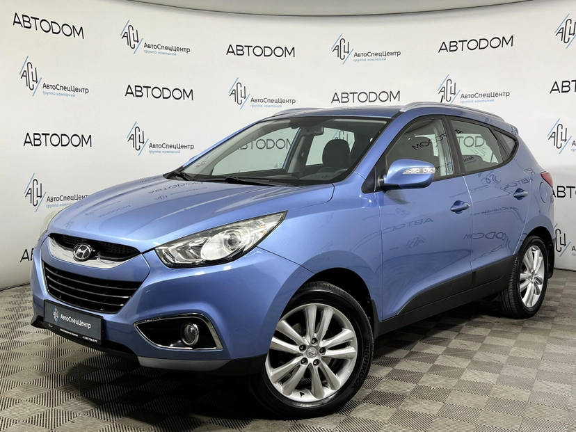 Автомобиль Hyundai ix35 I поколение 2.0 AT 4WD (150 л.с.) Comfort + Navi Синий 2011 с пробегом 23 421 км