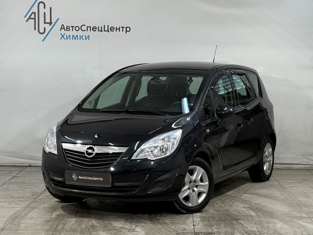 Автомобиль Opel Meriva II поколение (B) 1.4 MT (101 л.с.) Active Чёрный 2013 с пробегом 75 000 км