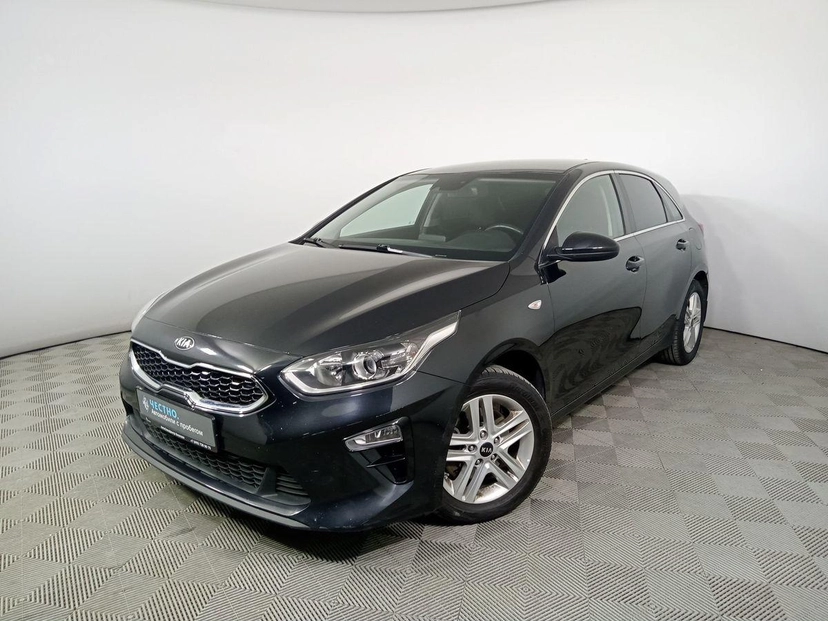 Автомобиль Kia Ceed III поколение 1.6 AT (128 л.с.) Prestige Чёрный 2018 с пробегом 97 000 км