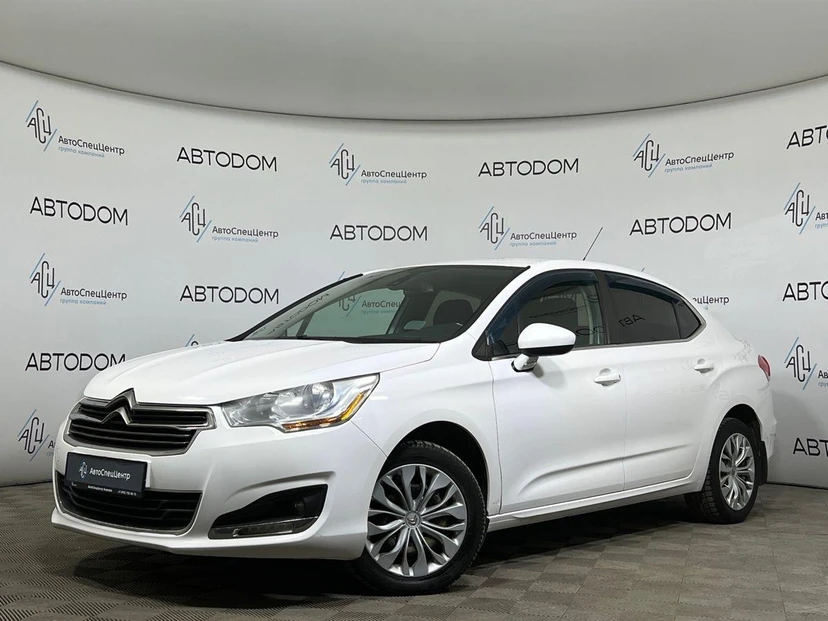 Автомобиль Citroen C4 II поколение 1.6 AT (120 л.с.) Exclusive Белый 2016 с пробегом 142 456 км