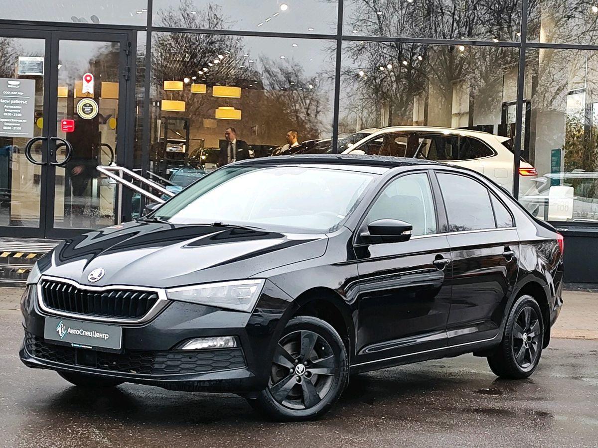 Skoda Rapid II поколение 1.4 AMT (125 л.с.) Style Чёрный 2020 с пробегом 107 280 км