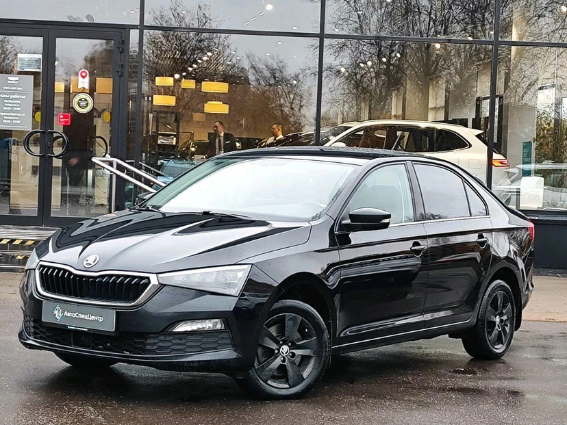Skoda Rapid II поколение 1.4 AMT (125 л.с.) Style Чёрный 2020 с пробегом 107 280 км