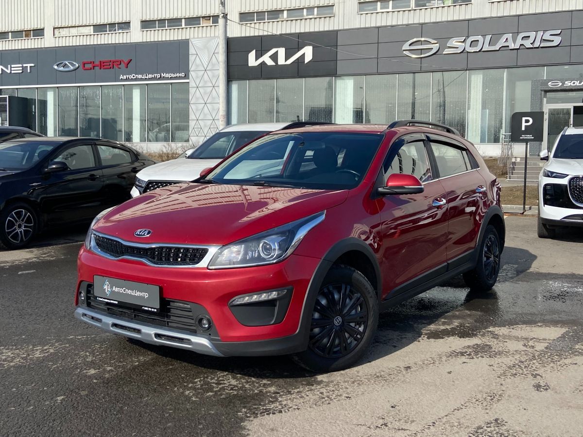 Автомобиль Kia Rio IV поколение 1.6 AT (123 л.с.) Prestige AV Красный 2019 с пробегом 220 000 км