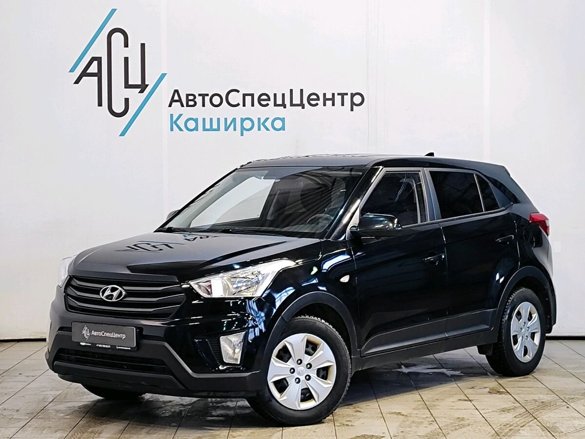 Автомобиль Hyundai Creta I поколение 1.6 AT (123 л.с.) Comfort 2019 Чёрный 2018 с пробегом 60 562 км
