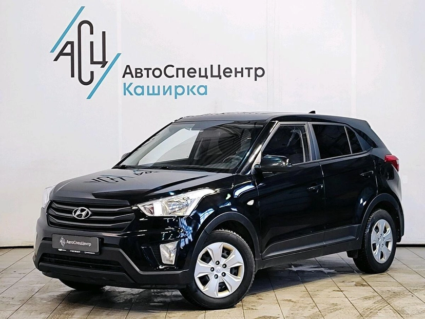 Автомобиль Hyundai Creta I поколение 1.6 AT (123 л.с.) Comfort 2019 Чёрный 2018 с пробегом 60 562 км