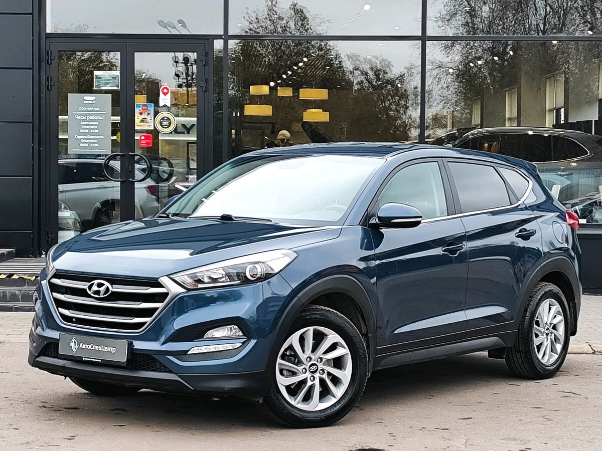 Hyundai Tucson III поколение 2.0 AT (150 л.с.) Travel Синий 2017 с пробегом 96 935 км