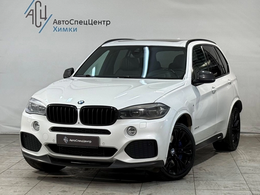 Автомобиль BMW X5 III поколение (F15) 3.0d AT 4WD (313 л.с.) Base Белый 2016 с пробегом 230 000 км