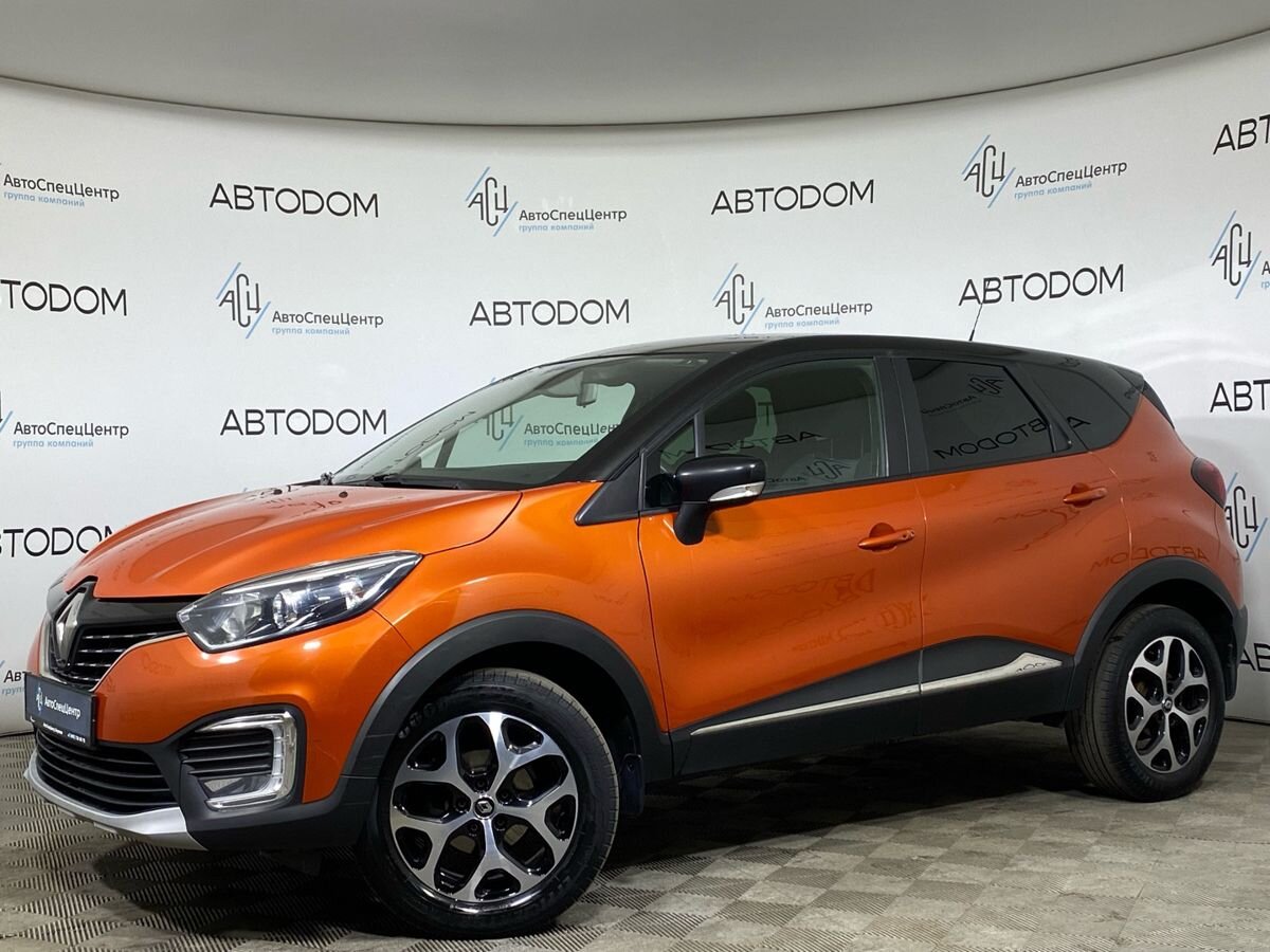 Renault Kaptur I поколение 1.6 CVT (114 л.с.) Drive Оранжевый 2017 с пробегом 130 358 км