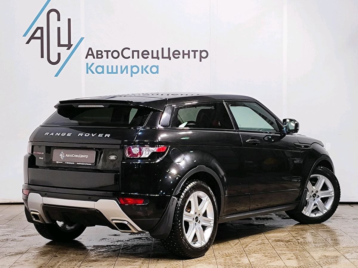 Автомобиль Land Rover Range Rover Evoque I поколение 2.0 9AT 4WD (240 л.с.) Base Чёрный 2012 с пробегом 103 476 км
