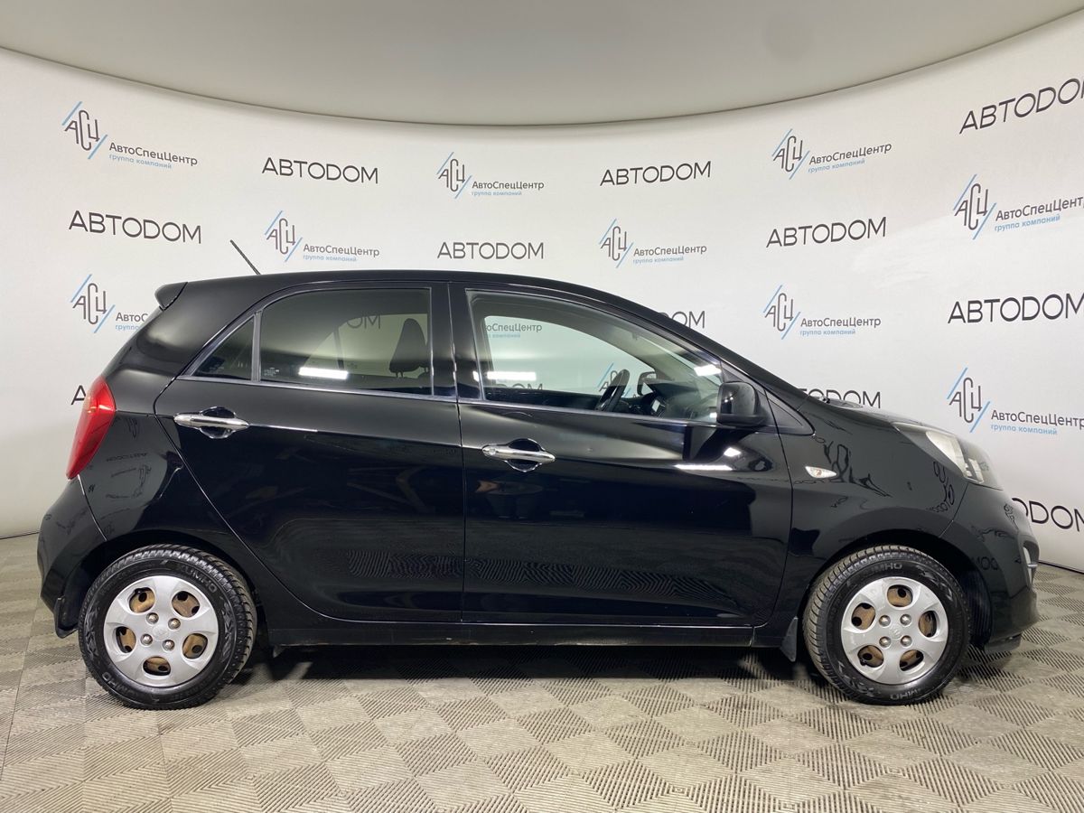 Автомобиль Kia Picanto II поколение 1.2 AT (85 л.с.) Luxe Чёрный 2011 с пробегом 169 501 км