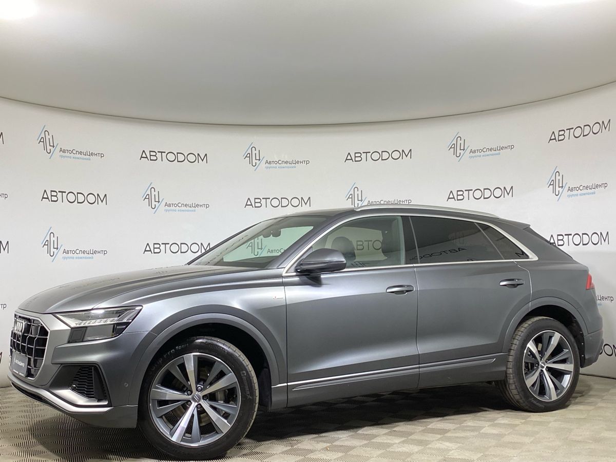 Audi Q8 I поколение (4M) 3.0 AT 4WD (340 л.с.) Sport Серый 2018 с пробегом 75 272 км