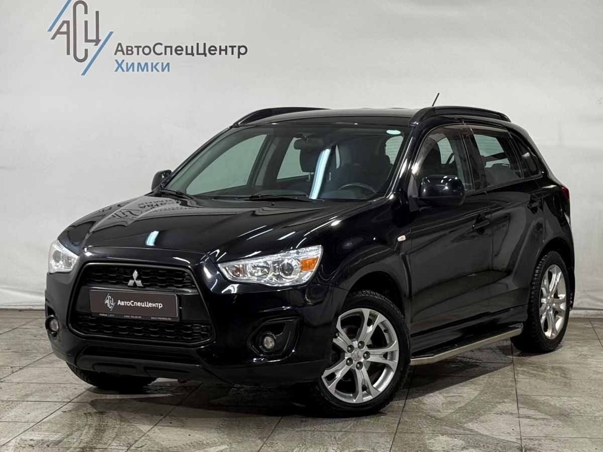 Автомобиль Mitsubishi ASX I поколение 1.8 CVT (140 л.с.) Base Чёрный 2013 с пробегом 108 960 км