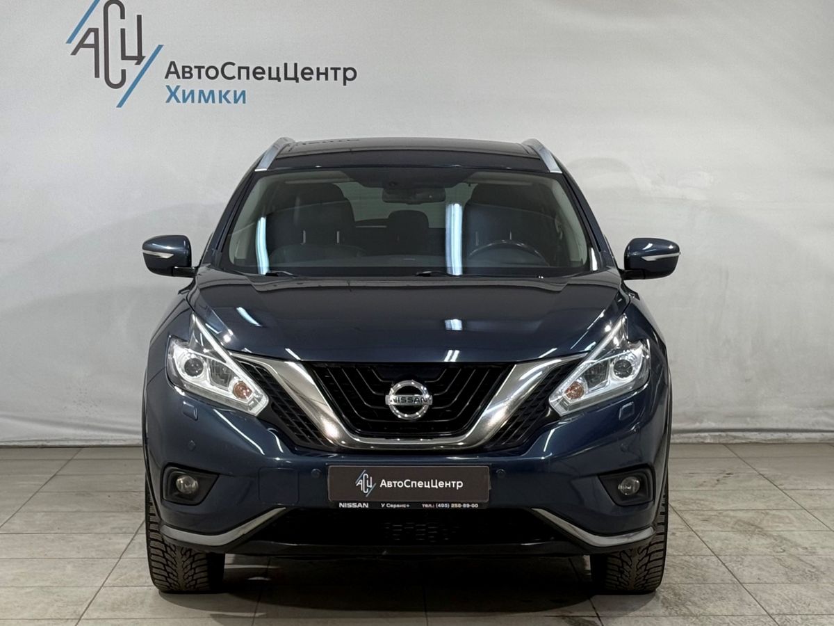 Автомобиль Nissan Murano III поколение (Z52) 3.5 CVT 4WD (249 л.с.) Top+ Синий 2018 с пробегом 93 000 км