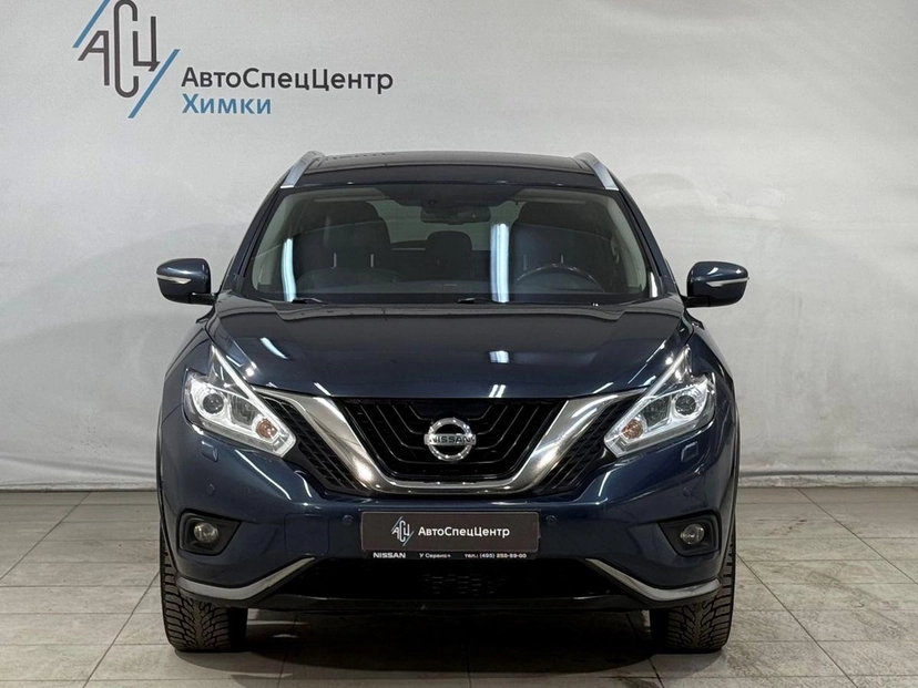 Автомобиль Nissan Murano III поколение (Z52) 3.5 CVT 4WD (249 л.с.) Top+ Синий 2018 с пробегом 93 000 км