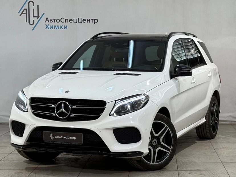 Автомобиль Mercedes-Benz GLE I поколение (W166) 350 3.0d AT 4Matic (249 л.с.) Особая серия Белый 2018 с пробегом 59 300 км