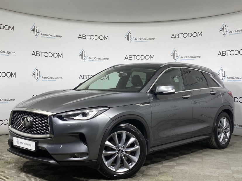 Автомобиль Infiniti QX50 II поколение 2.0 CVT 4WD (249 л.с.) Luxe Серый 2021 с пробегом 50 317 км