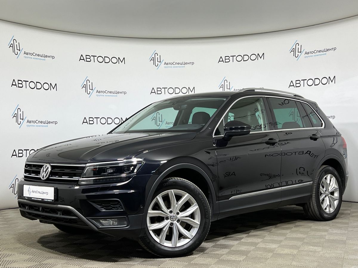 Volkswagen Tiguan II поколение 2.0d AMT 4WD (150 л.с.) Comfortline Чёрный 2017 с пробегом 387 055 км
