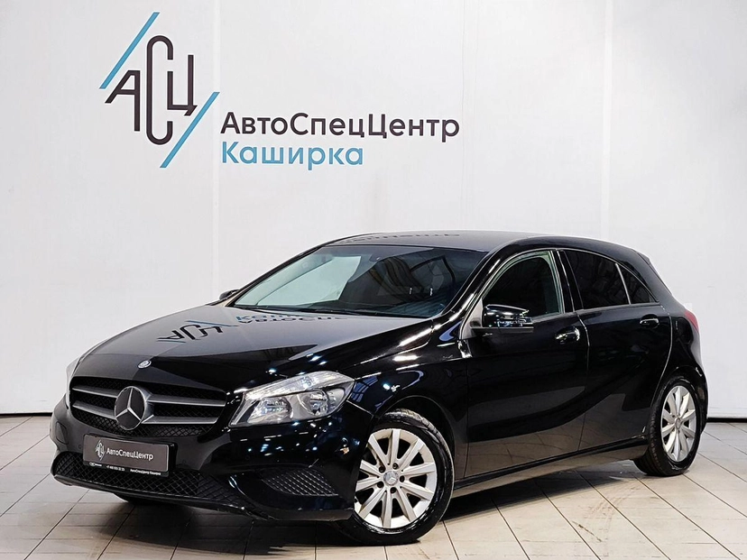 Автомобиль Mercedes-Benz A-Класс III поколение (W176) 180 1.6 AMT (122 л.с.) Base Чёрный 2013 с пробегом 176 132 км