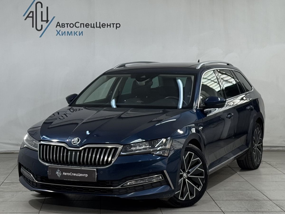 Skoda Superb III [рестайлинг] 2.0d AMT 4WD (190 л.с.) Base Синий 2019 с пробегом 149 718 км