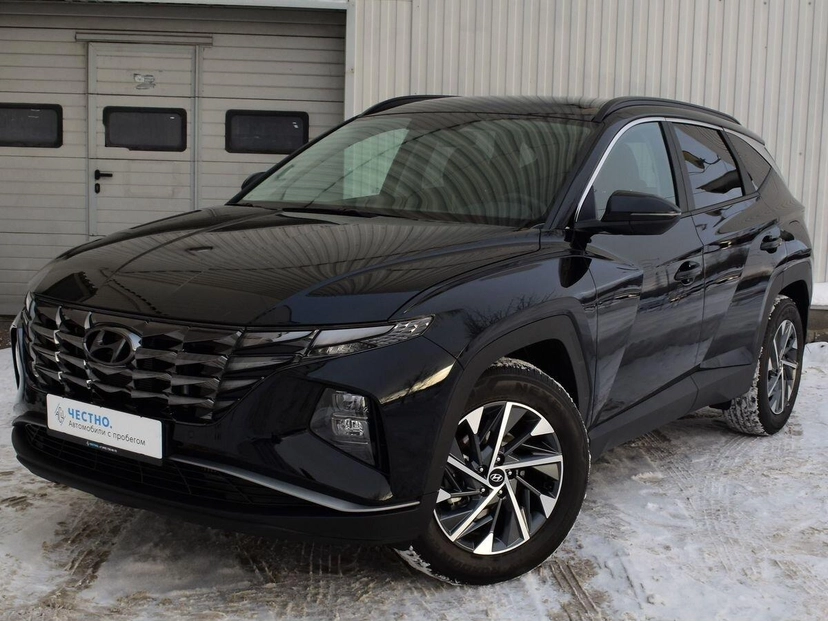 Автомобиль Hyundai Tucson IV поколение 2.0d AT 4WD (186 л.с.) Travel Чёрный 2023 с пробегом 50 км