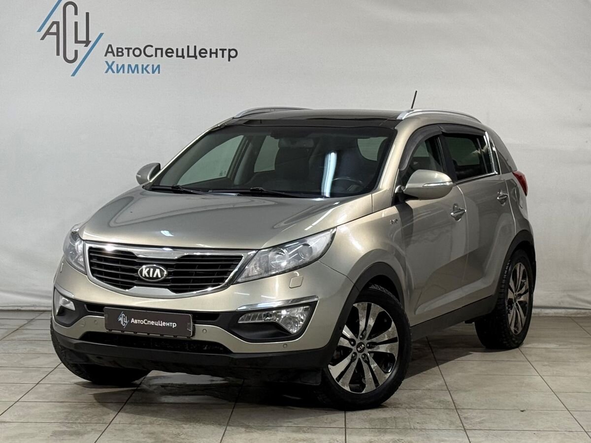 Автомобиль Kia Sportage III поколение 2.0 AT 4WD (150 л.с.) Prestige Чёрный 2013 с пробегом 141 000 км
