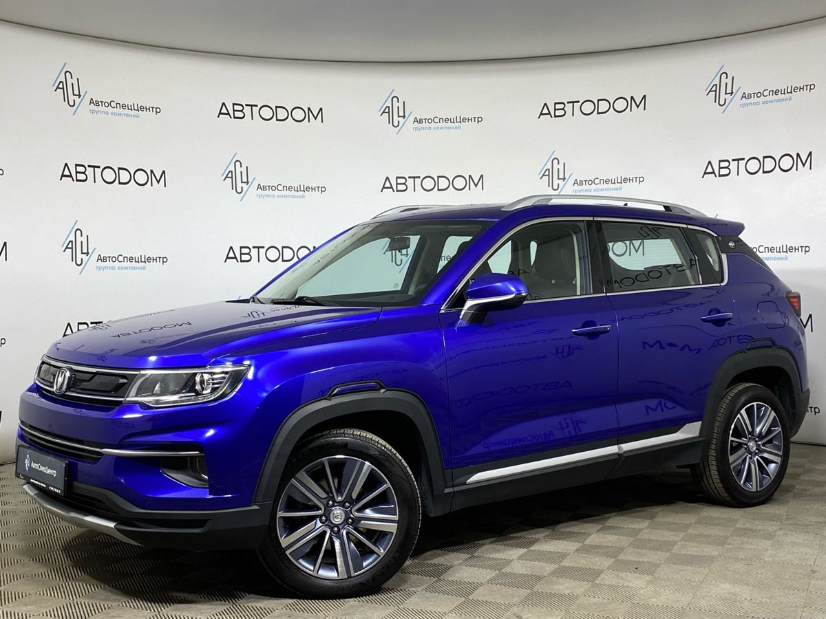 Автомобиль Changan CS35PLUS I поколение 1.6 AT (117 л.с.) Luxe Синий 2021 с пробегом 60 859 км