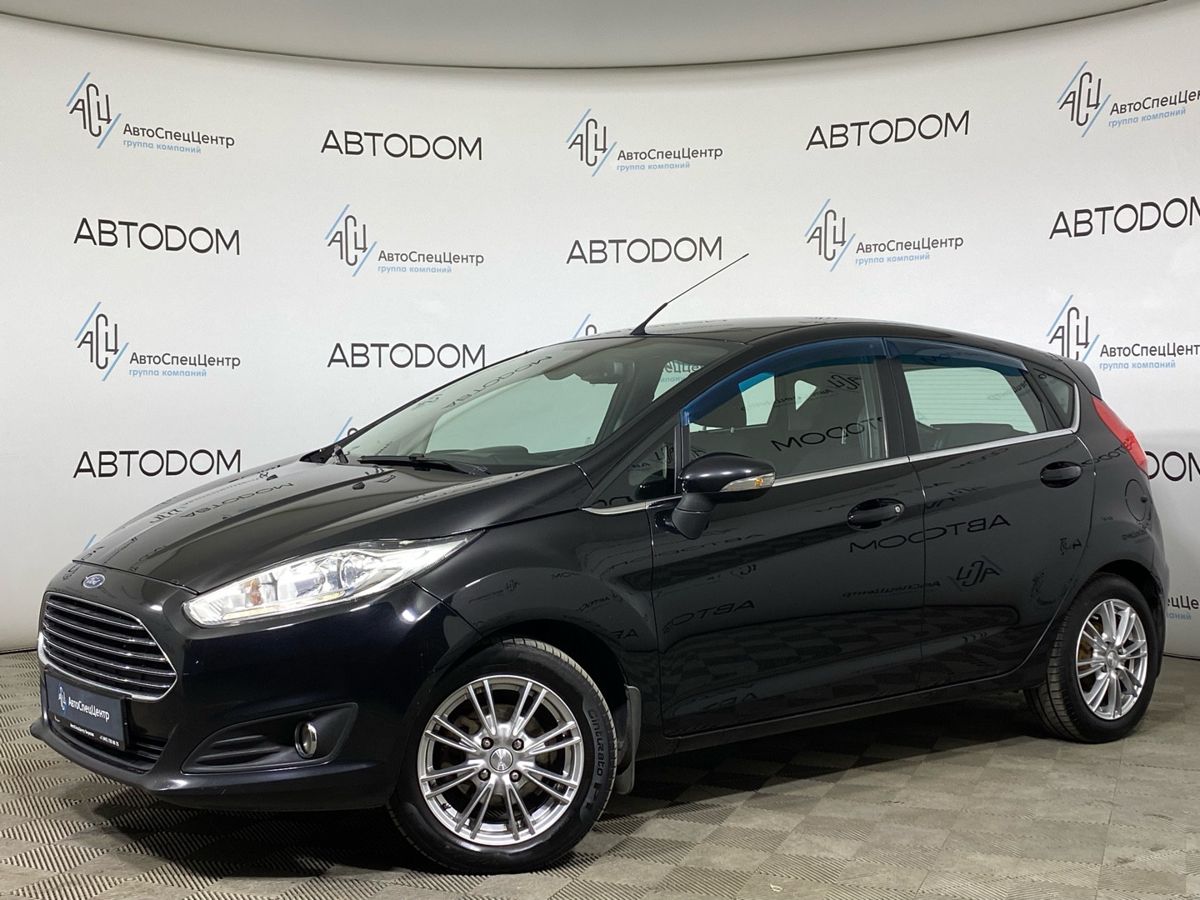 Ford Fiesta VI [рестайлинг] 1.6 AMT (105 л.с.) Trend Plus Чёрный 2016 с пробегом 134 784 км